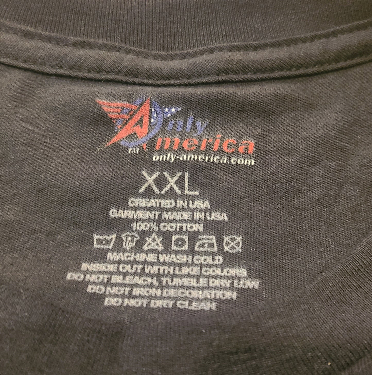 FRONT Full Logo - Men's/Unisex Crew T-Shirt - Made in USA