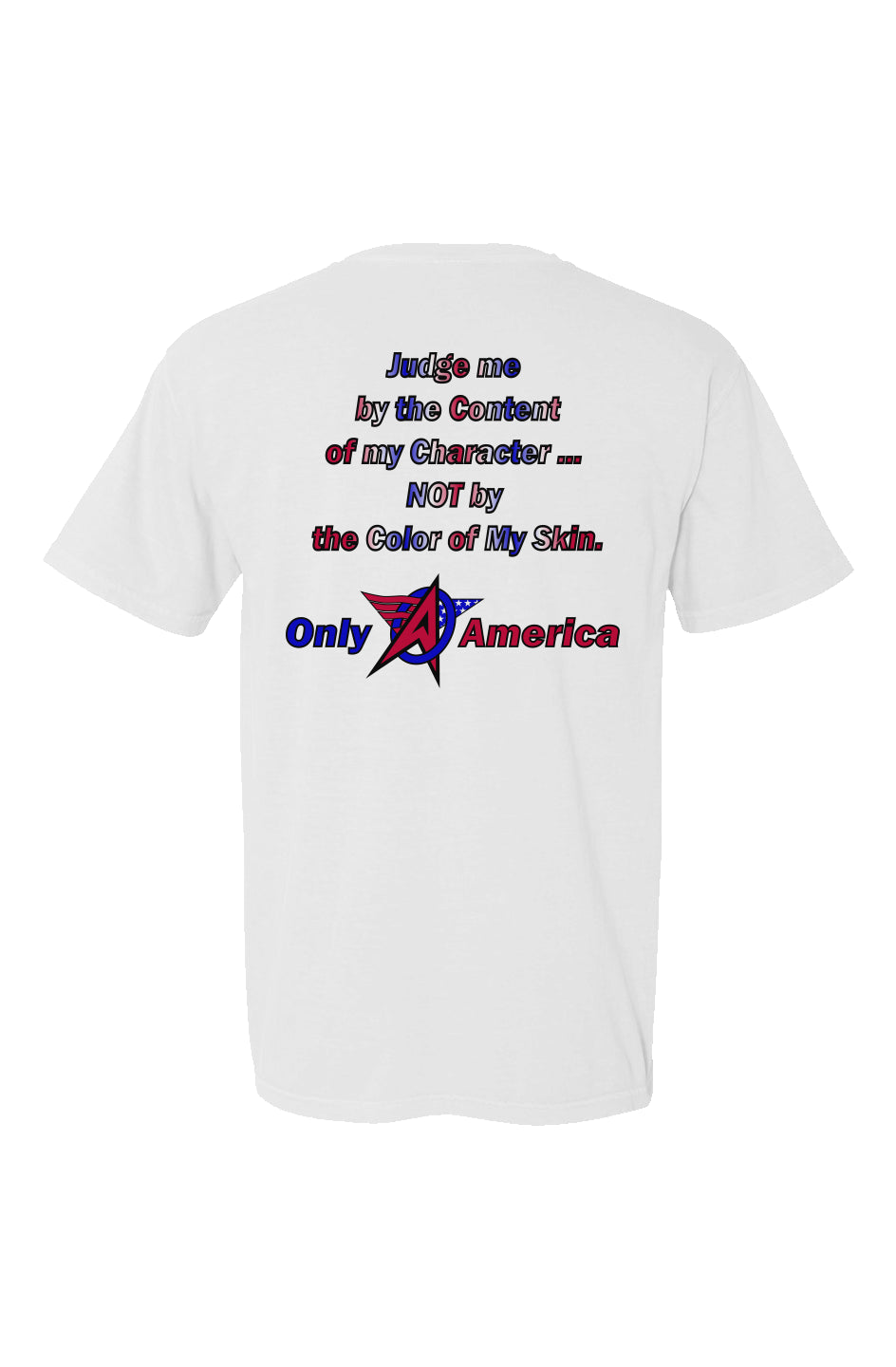 Content of My Character - Made in USA Short Sleeve Crew T-Shirt