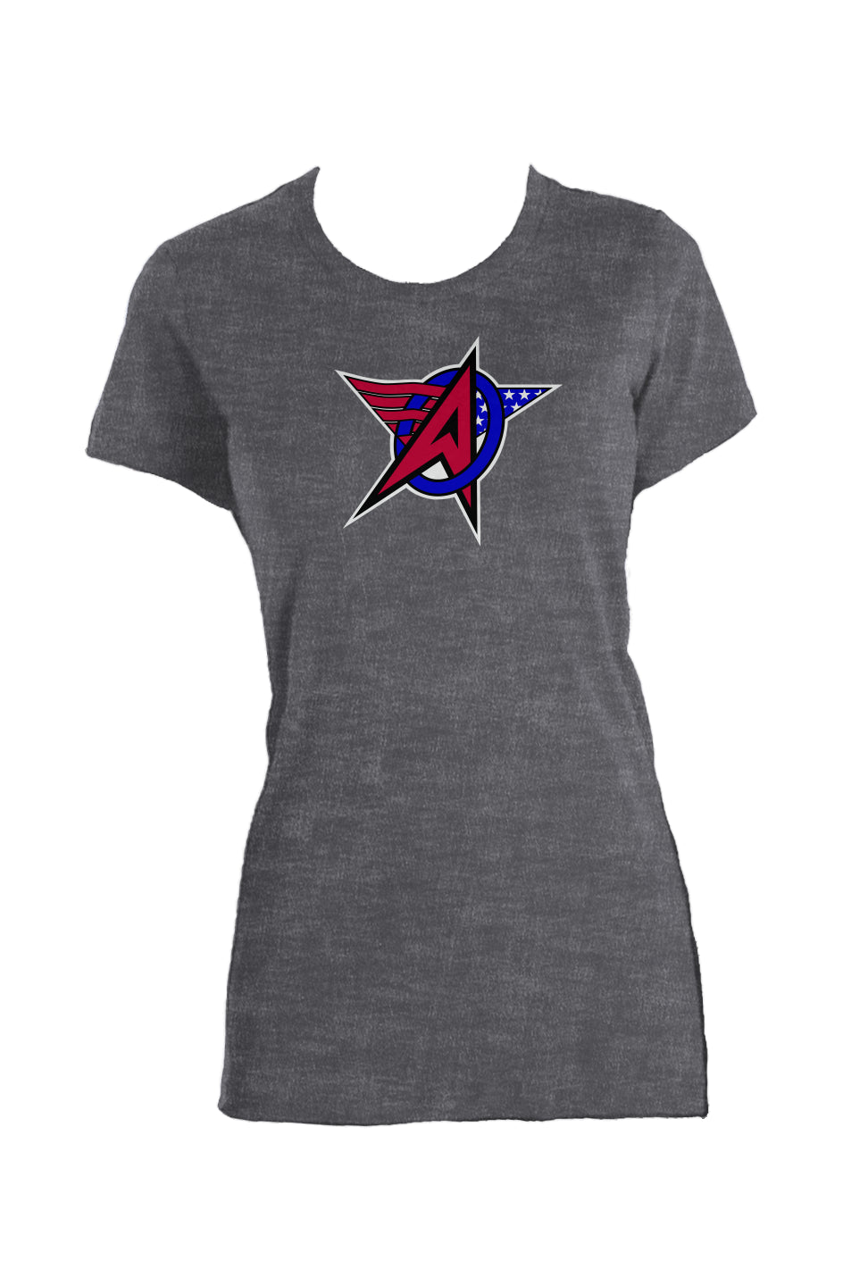 Flagship Logo - Ladies Made in USA Crew T-Shirt