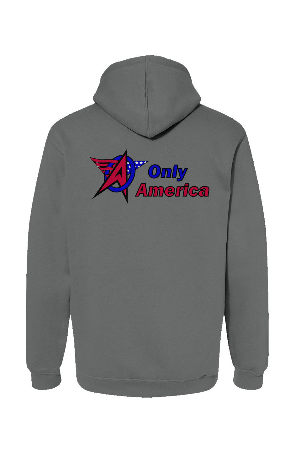 Stacked Logo - USA-Made Pullover Hoody