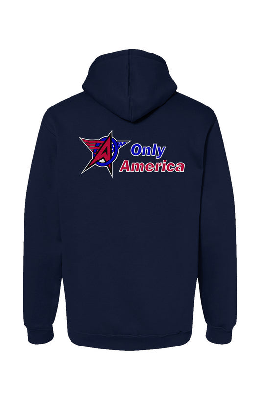 Stacked Logo - USA-Made Pullover Hoody