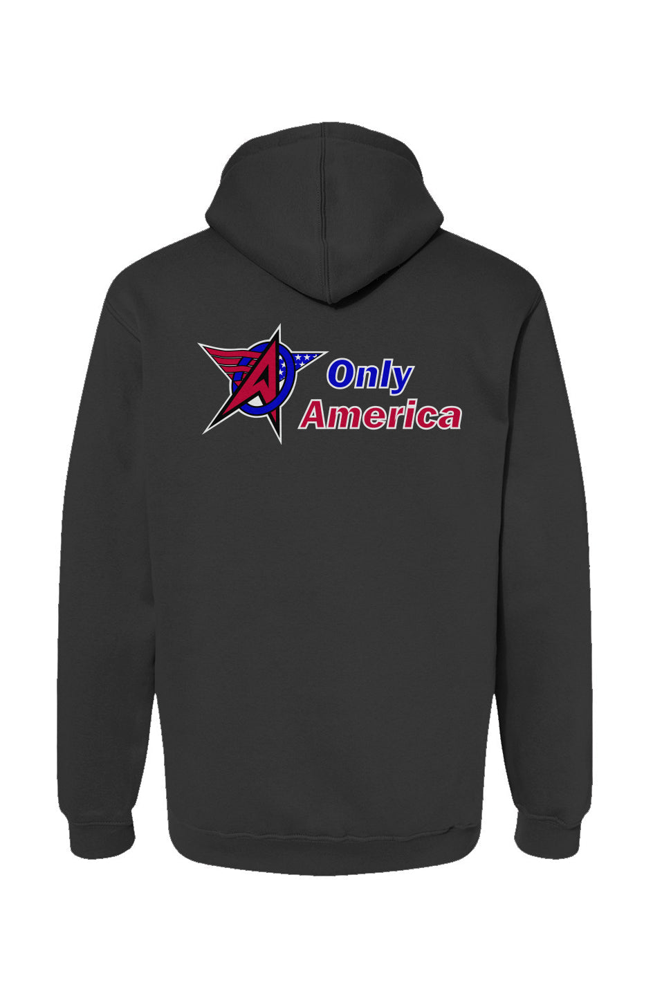 Stacked Logo - USA-Made Pullover Hoody