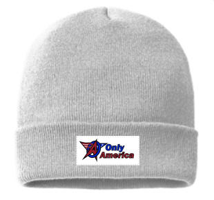 Stacked Logo Cuffed Beanie - Made in USA